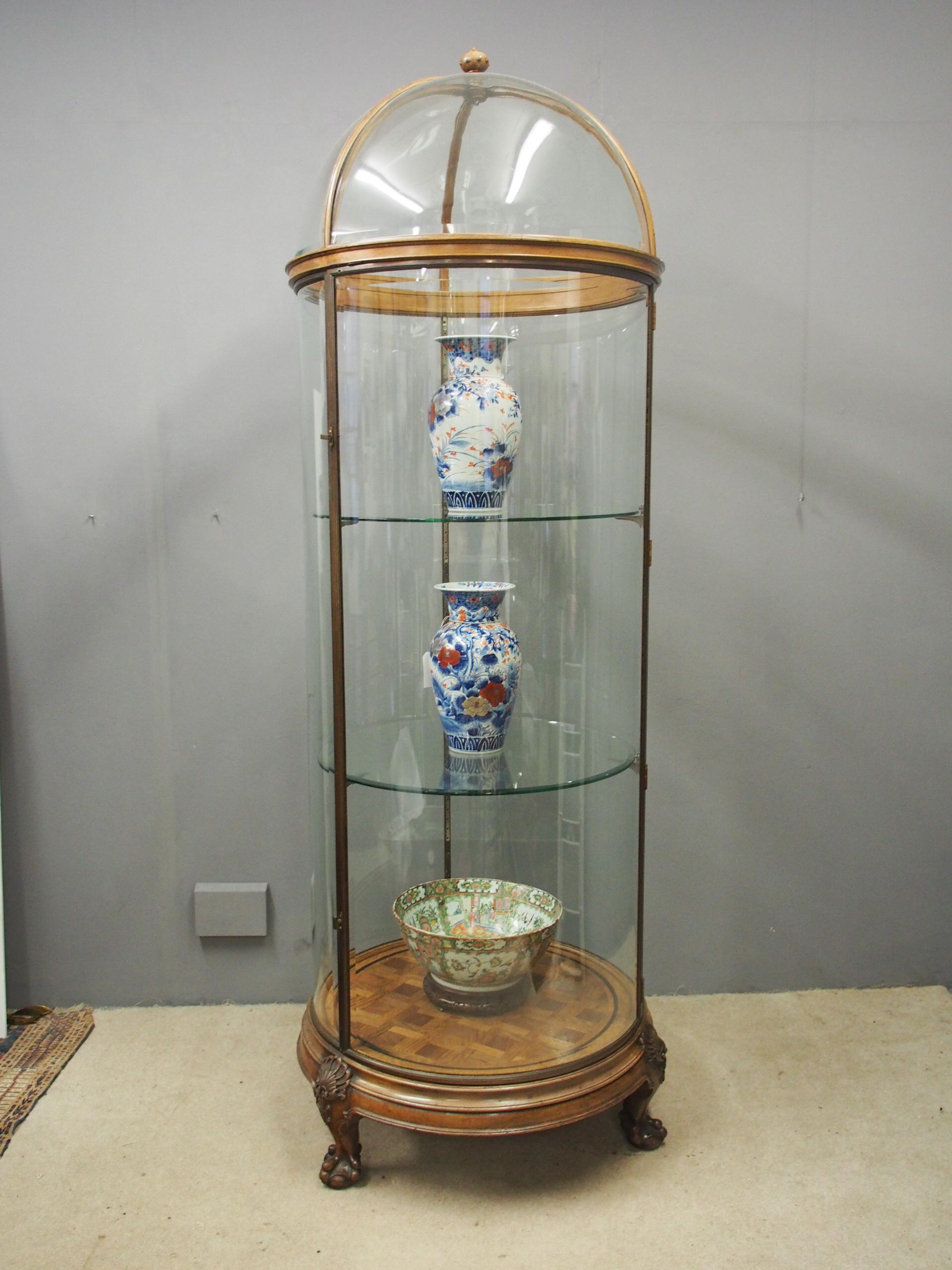 Circular Display Cabinet from Hamilton & Inches Edinburgh For Sale 9