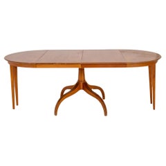 Circular Extending Mahogany Dining Table