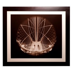 Circular Fisheye View of Brooklyn Bridge, New York 1997 Leonard Lewis