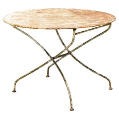Table de jardin pliante circulaire