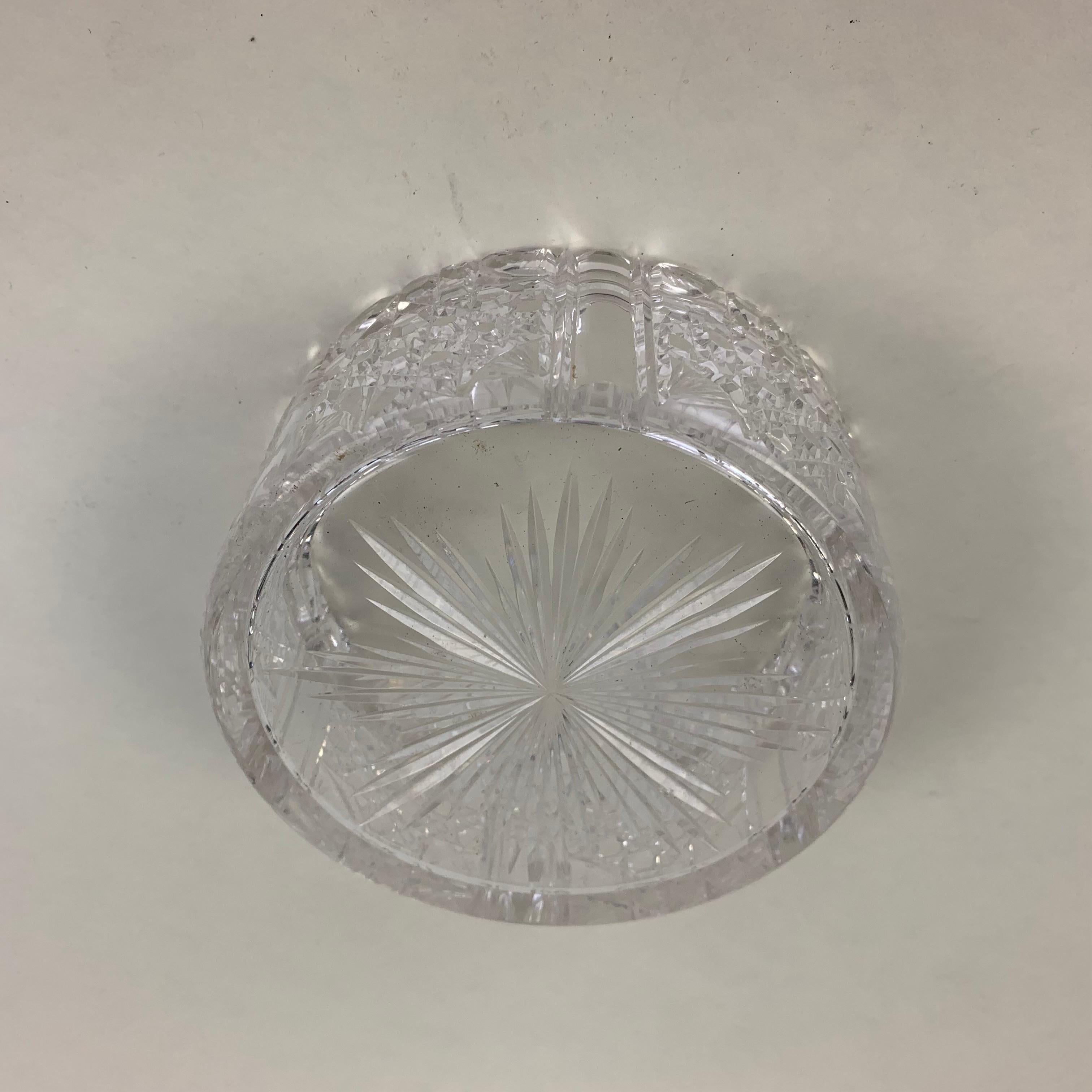 Argent Jam/Conserve Pot/Jar circulaire en verre avec couvercle en argent en vente