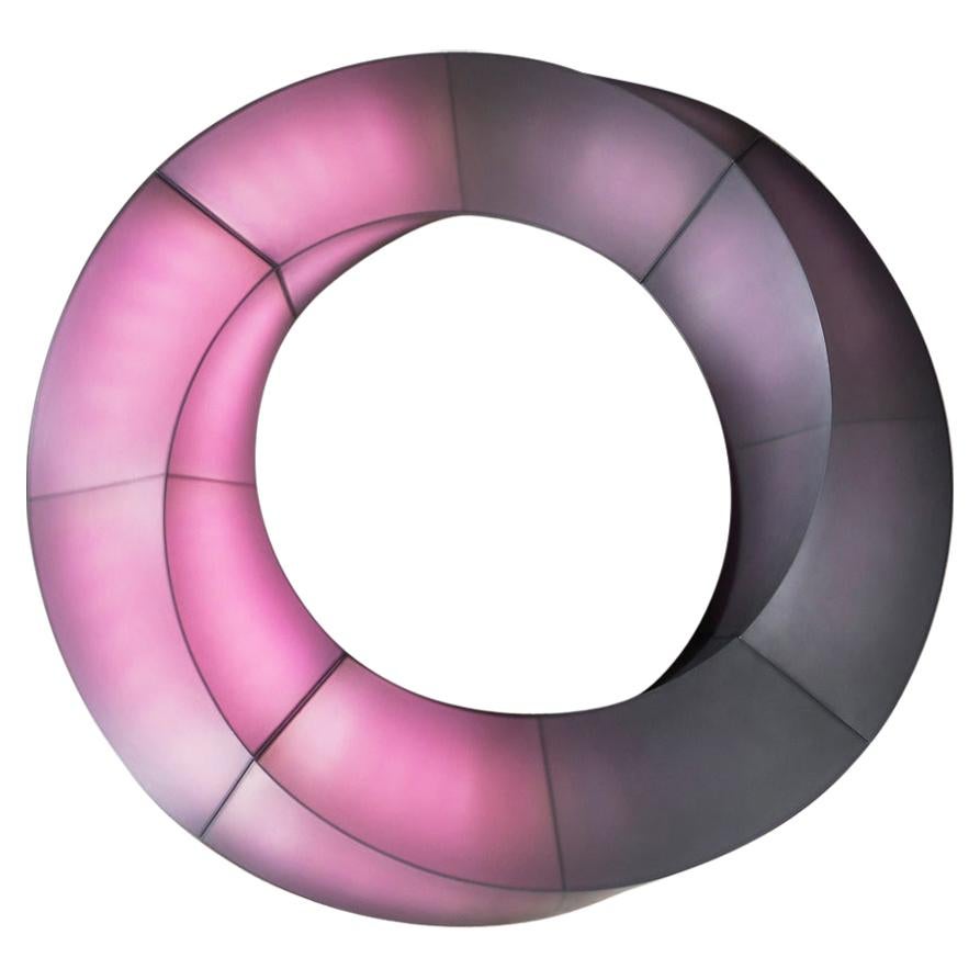 Circular Interactive LED Lit "Mobius" Bench For Sale