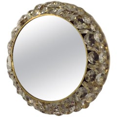 Specchio circolare "Diamond" di Bakalowits, Austria, anni '60