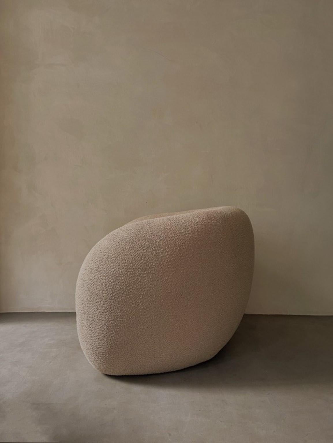 circular swivel armchair