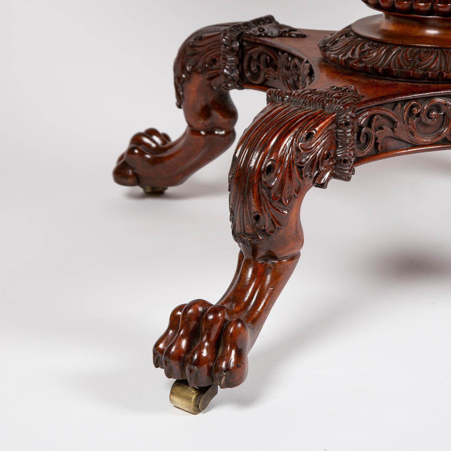 Runder runder Mahagoni-Mitteltisch, Dänisch, um 1840 im Zustand „Gut“ im Angebot in London, GB