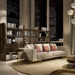 Circular Metamorphosis Wool and Art Silk Rug FB Collection