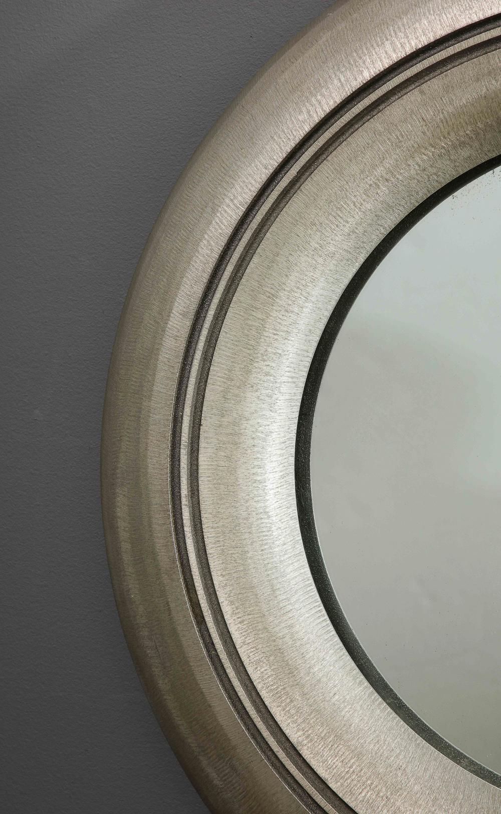 Mid-Century Modern Circular Mirror by Lorenzo Burchiellaro For Sale