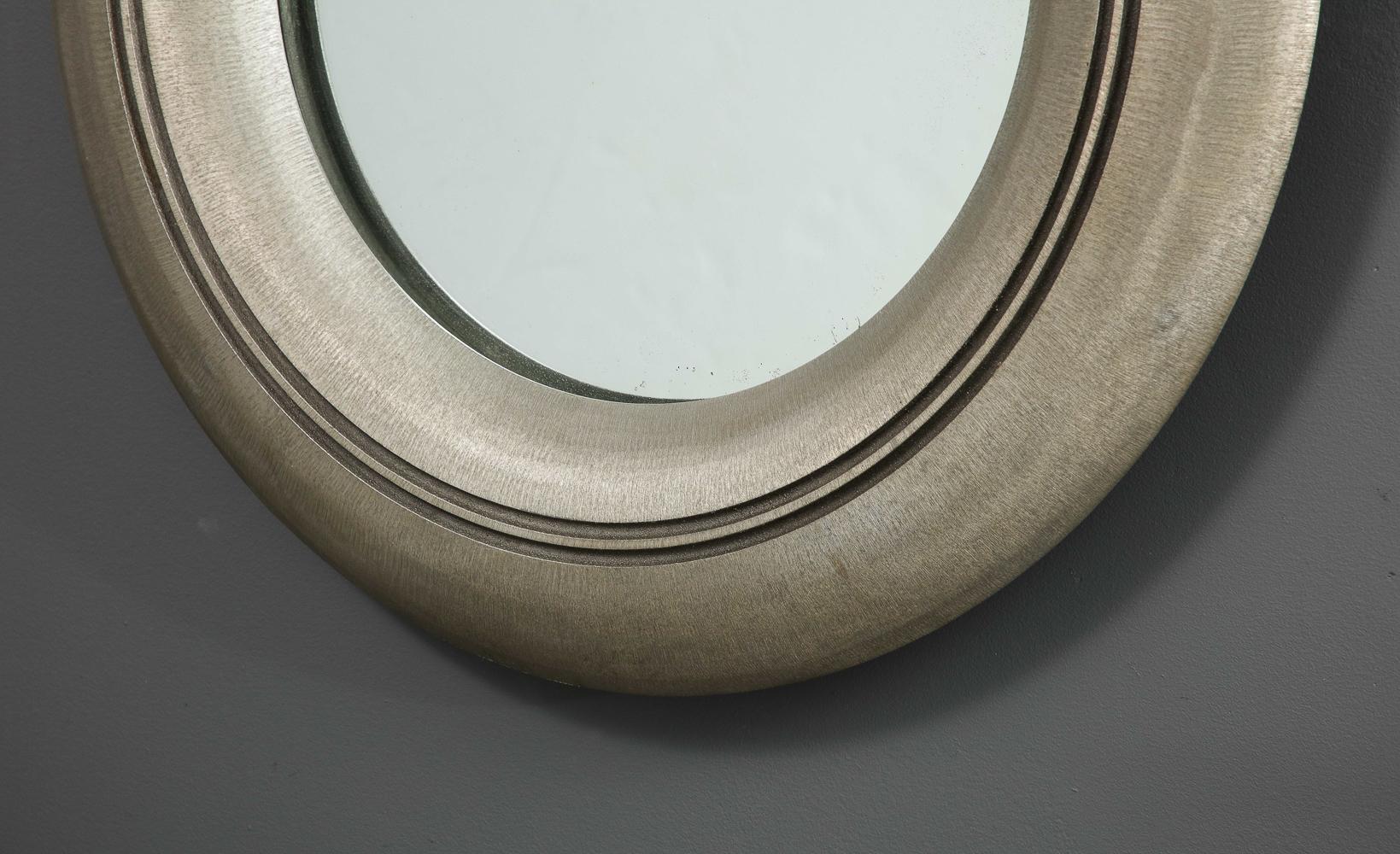 Mid-20th Century Circular Mirror by Lorenzo Burchiellaro