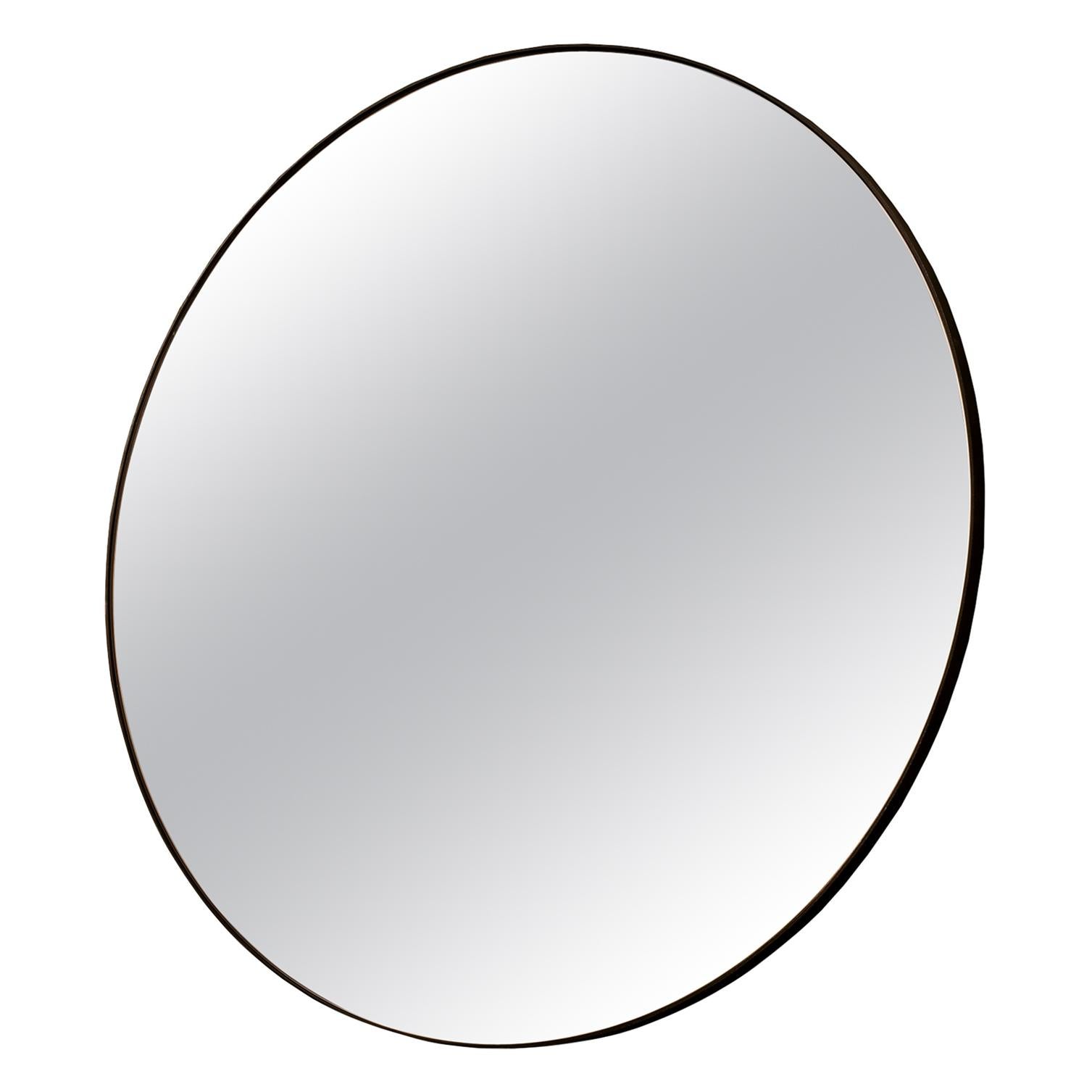 Circular Mirror Handcrafted and Signed by Novocastrian