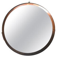 Circular Mirror Midcentury Scandinavian Style