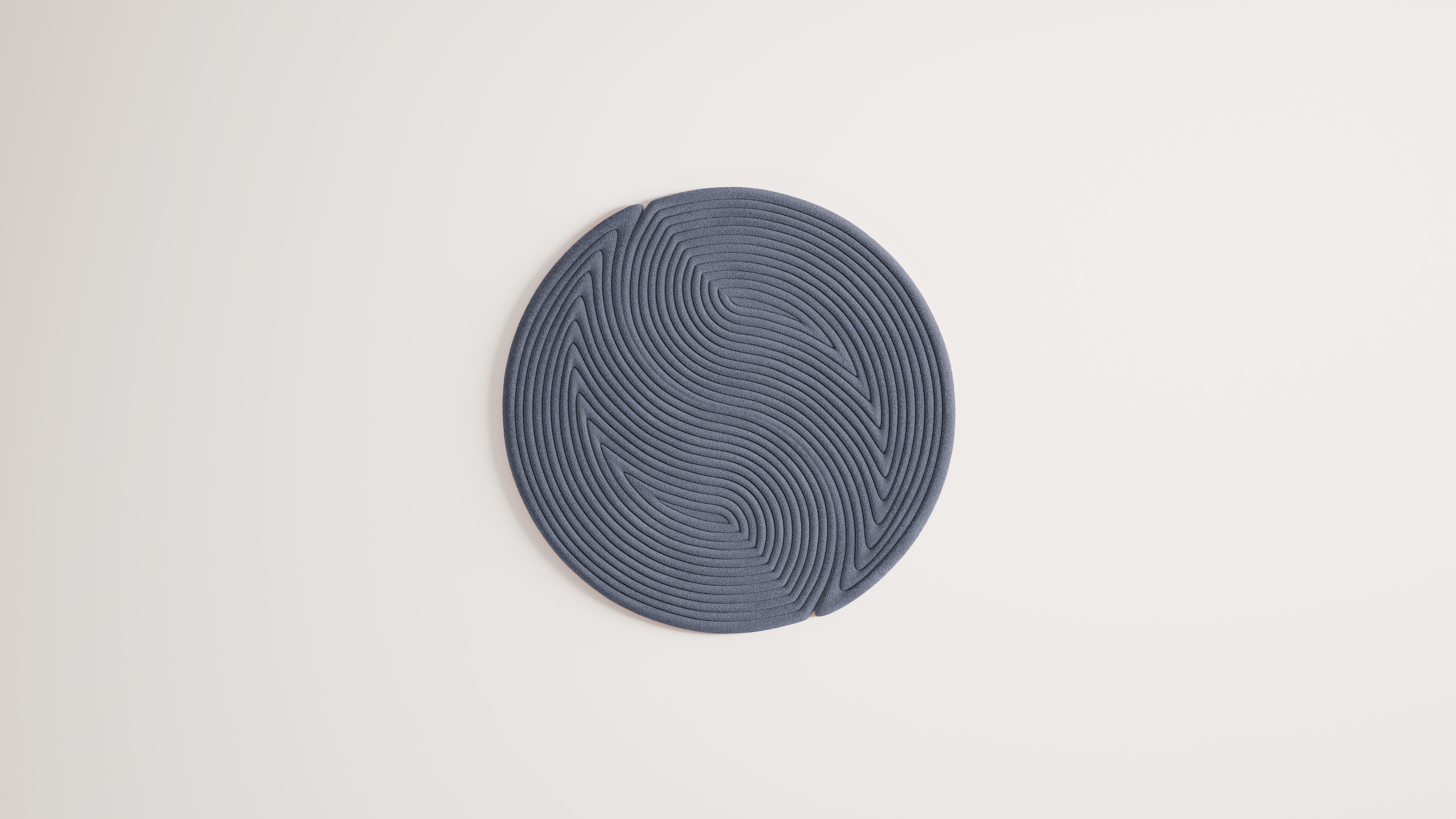 Modularer zeitgenössischer Teppich „Circular Niwa“ aus 100 % Wolle, mexikanisches Design im Angebot 11