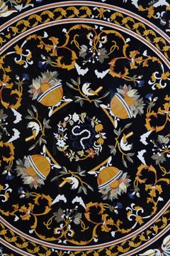 Circular "Pietra Dura" Tabletop, Marble and Hardstones
