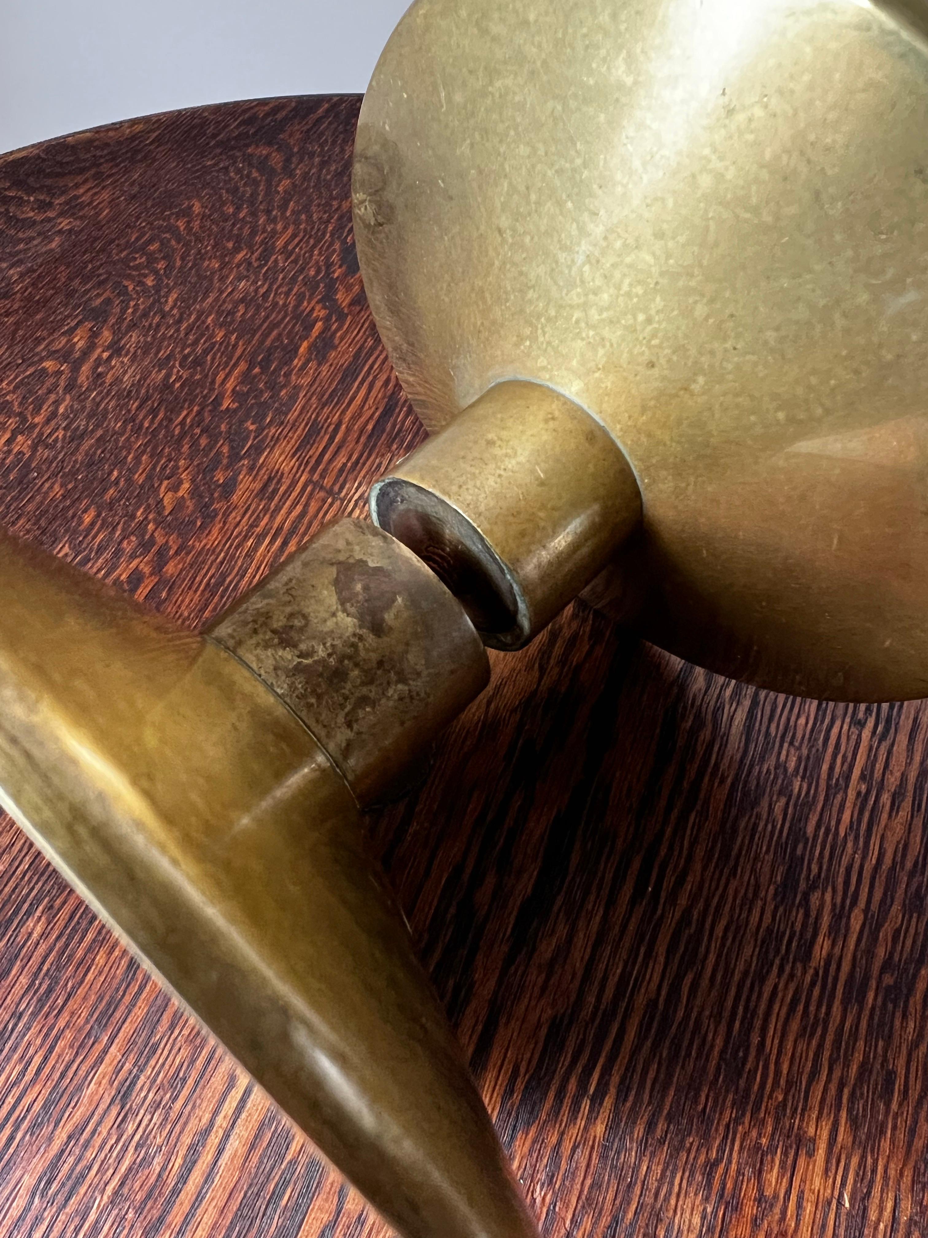 Bronzo Maniglia circolare a pressione in bronzo, metà del XX secolo, Francia in vendita