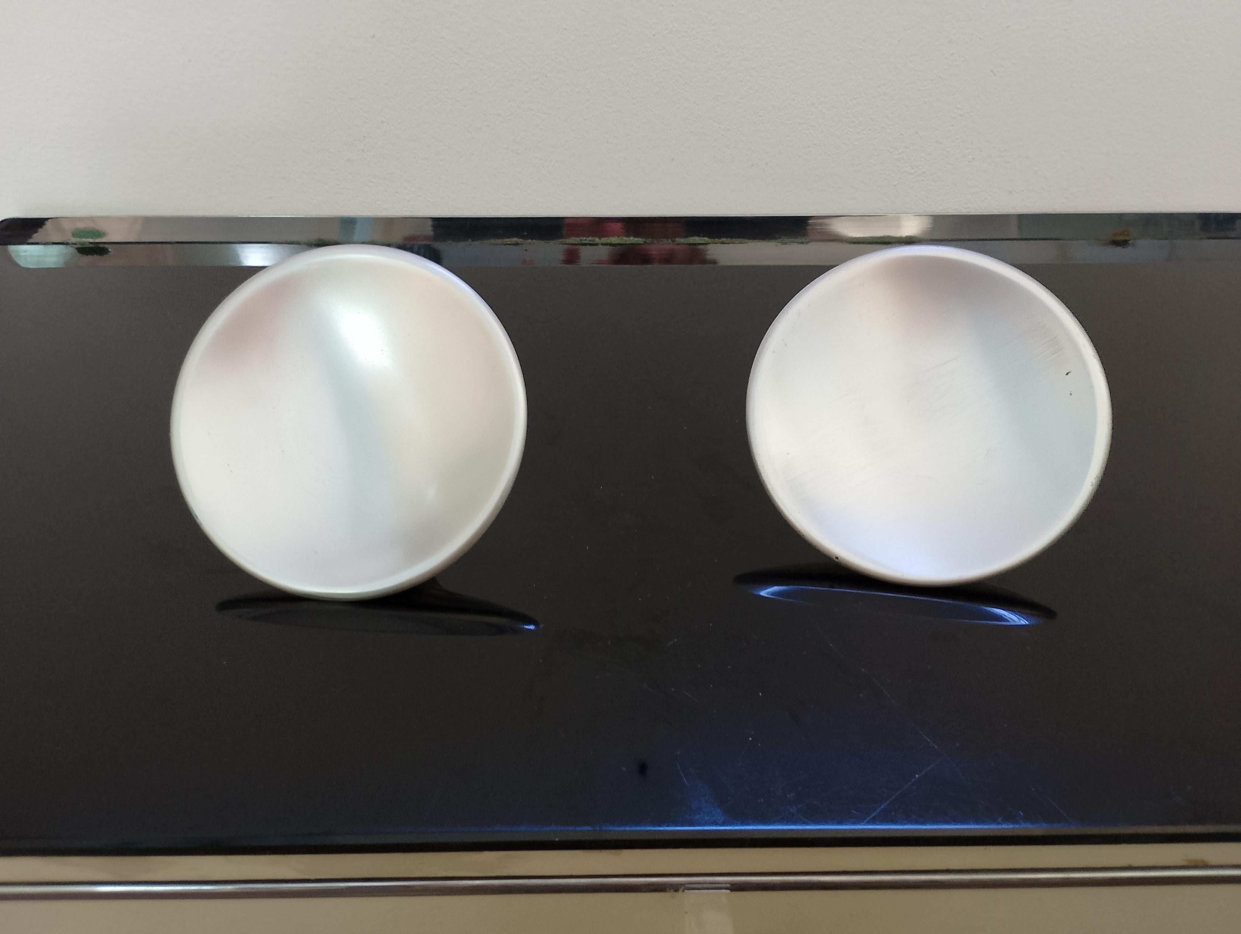 Alluminio Maniglia circolare a pressione per porta, metà del XX secolo, Italia in vendita