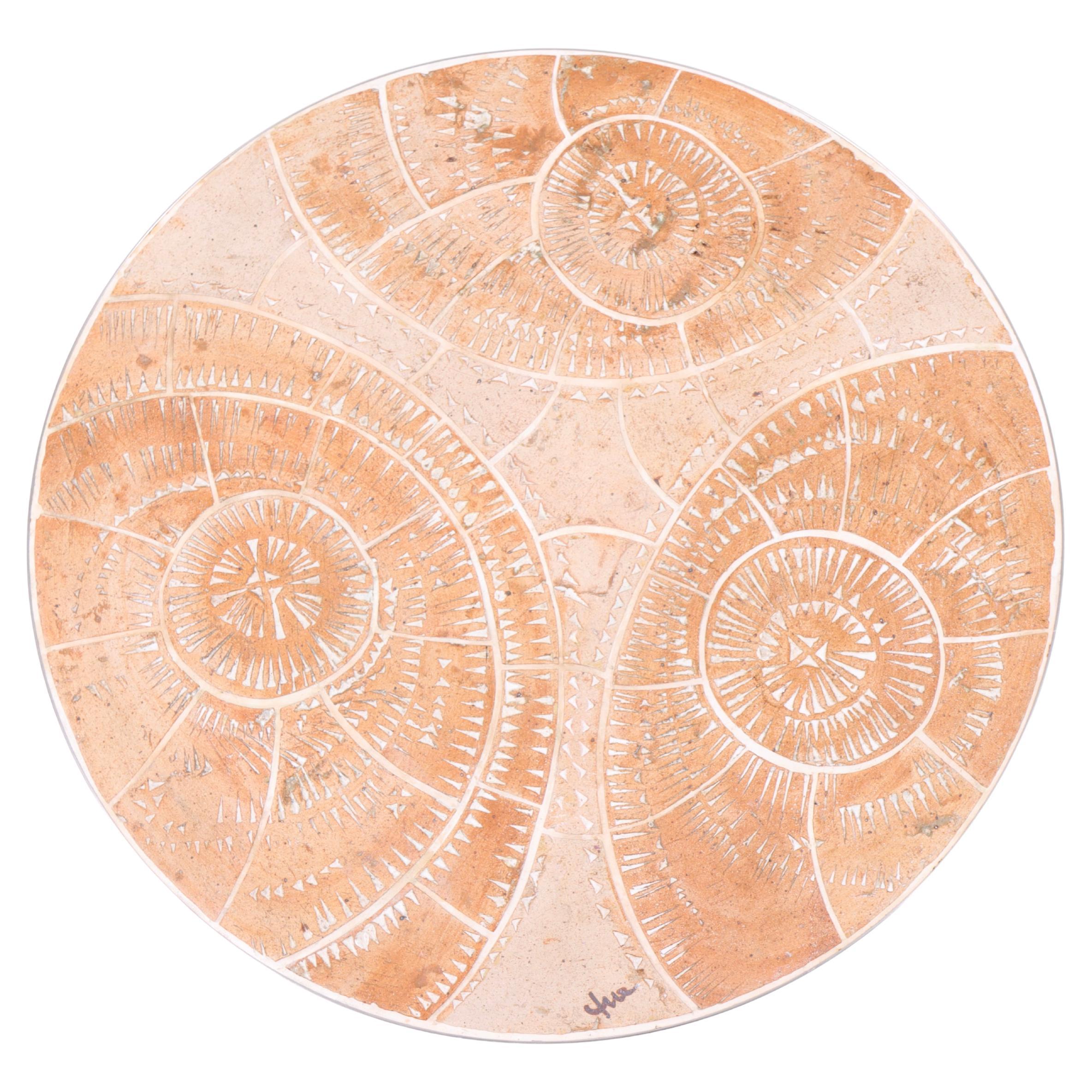 Circular Relief by Tue Poulsen, Denmark, 1970s For Sale