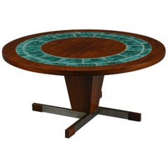 Circular Rosewood Coffee Table