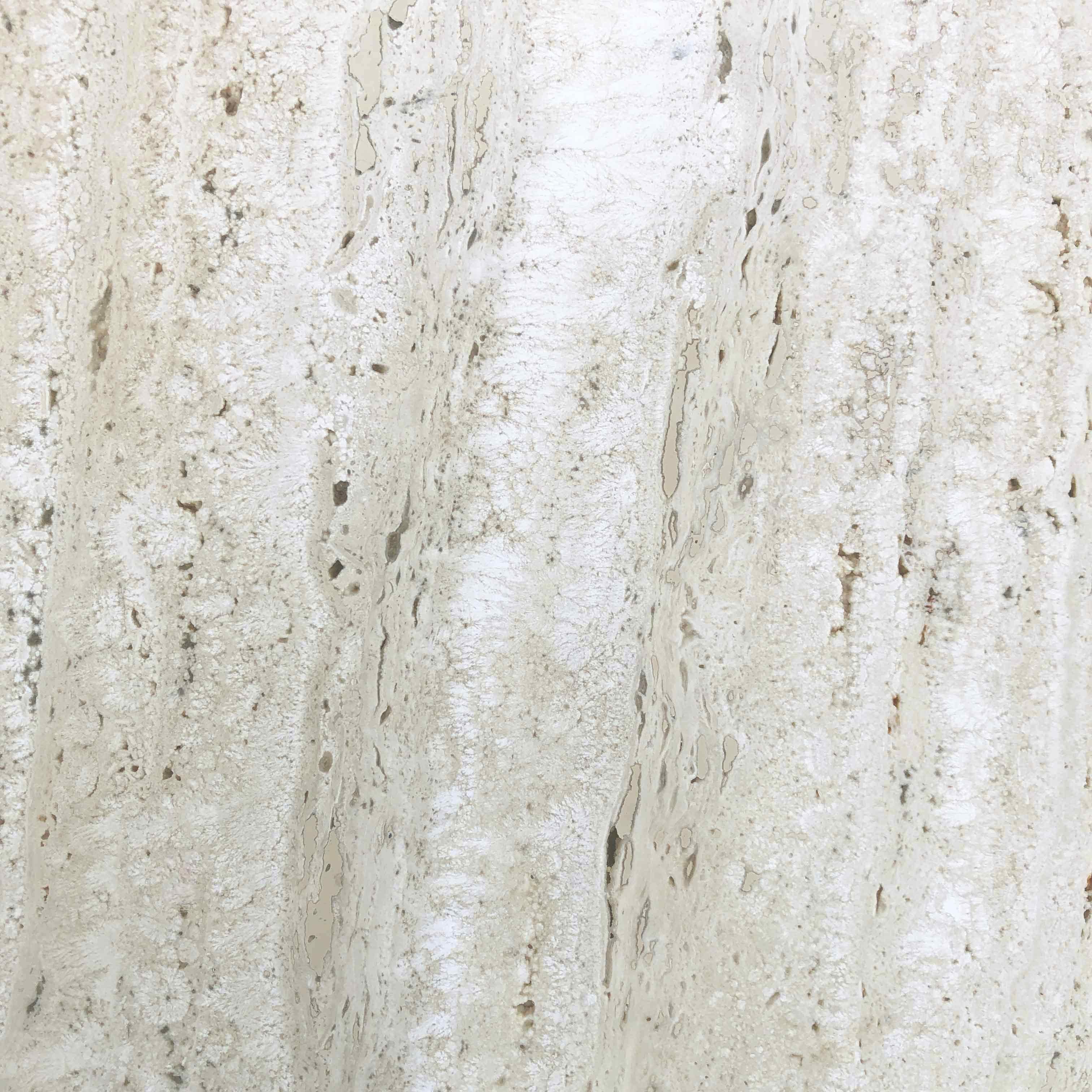 Circular Round Travertine Coffee Table, Italy, 1970s 4