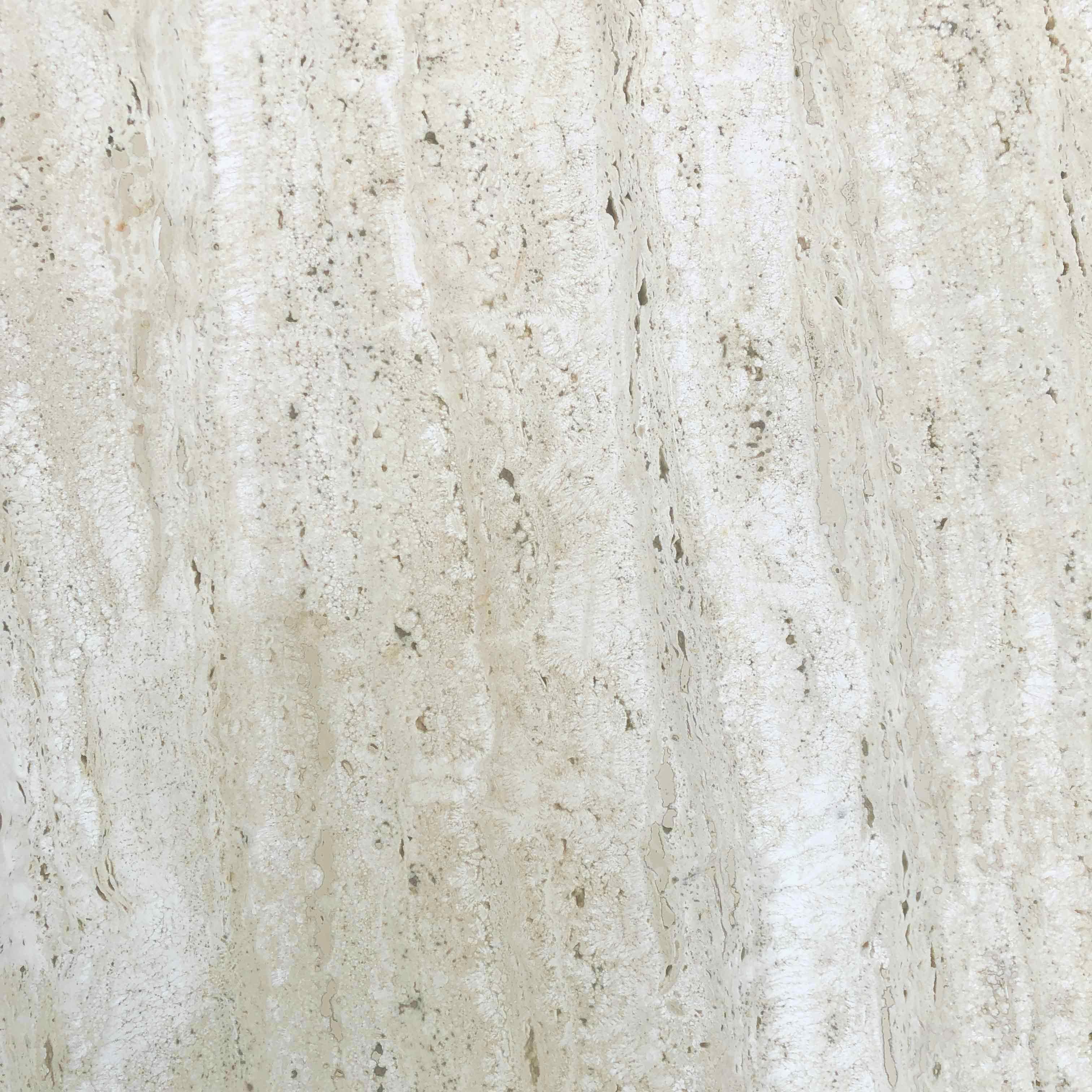 Circular Round Travertine Coffee Table, Italy, 1970s 5