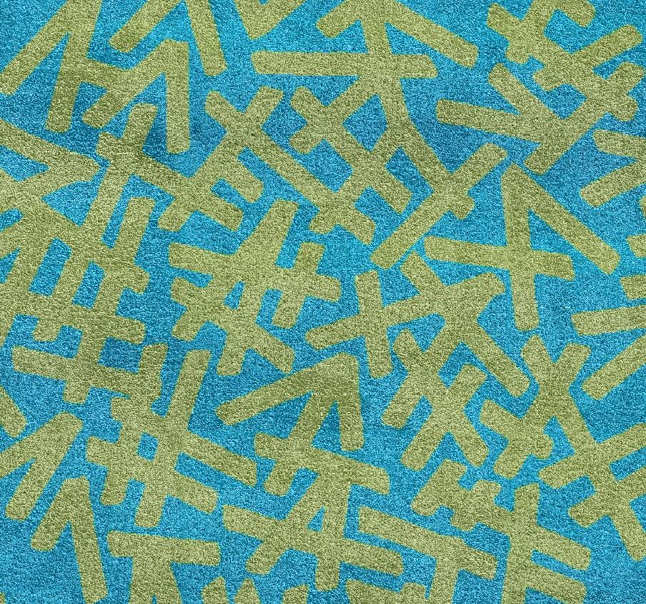 Post-Modern Circular Rug III by Raul For Sale