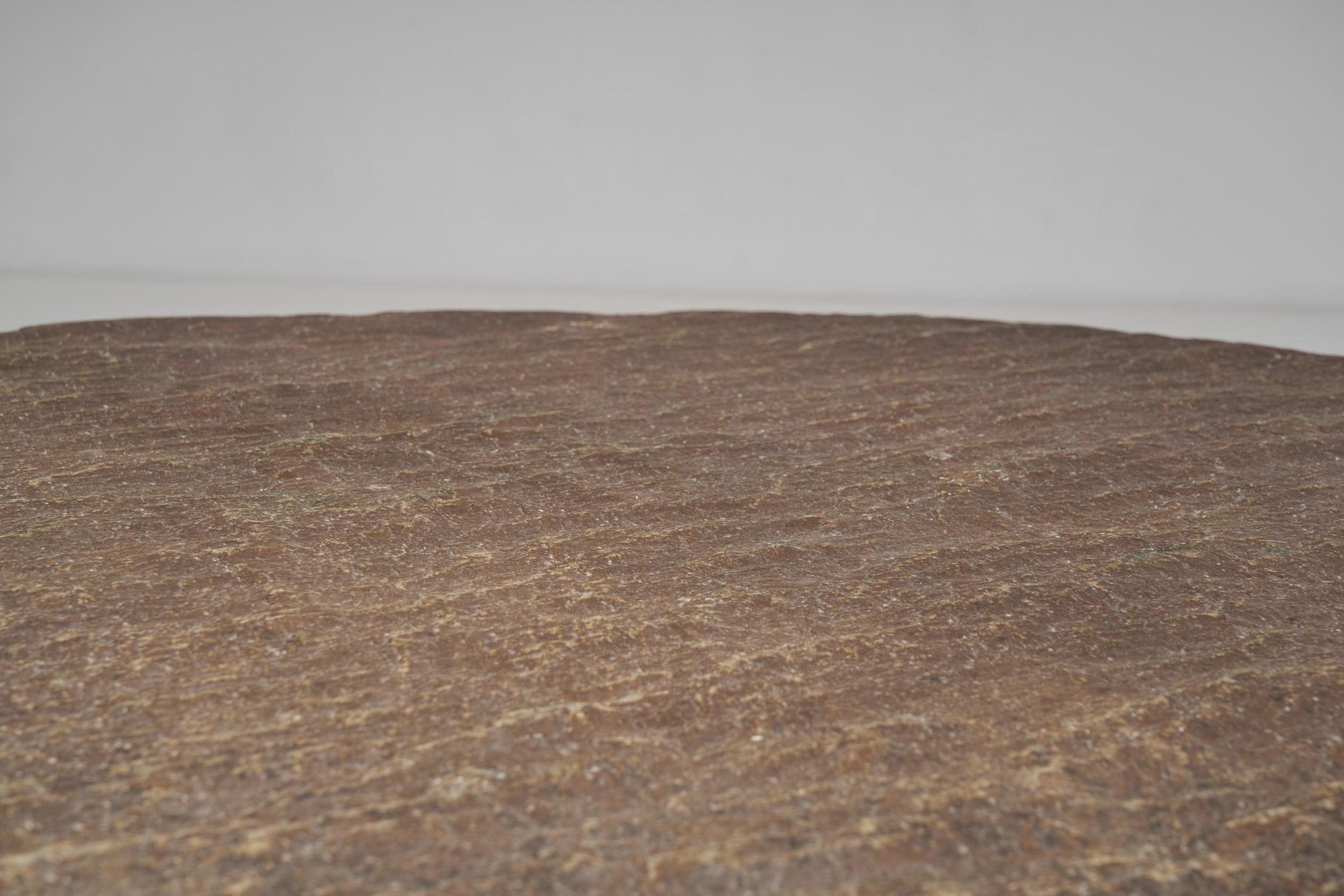 Circular Rustic Tripod Coffee Table, Europe ca 1950s 2