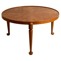 Mesa auxiliar circular atribuida a Josef Frank - Años 40