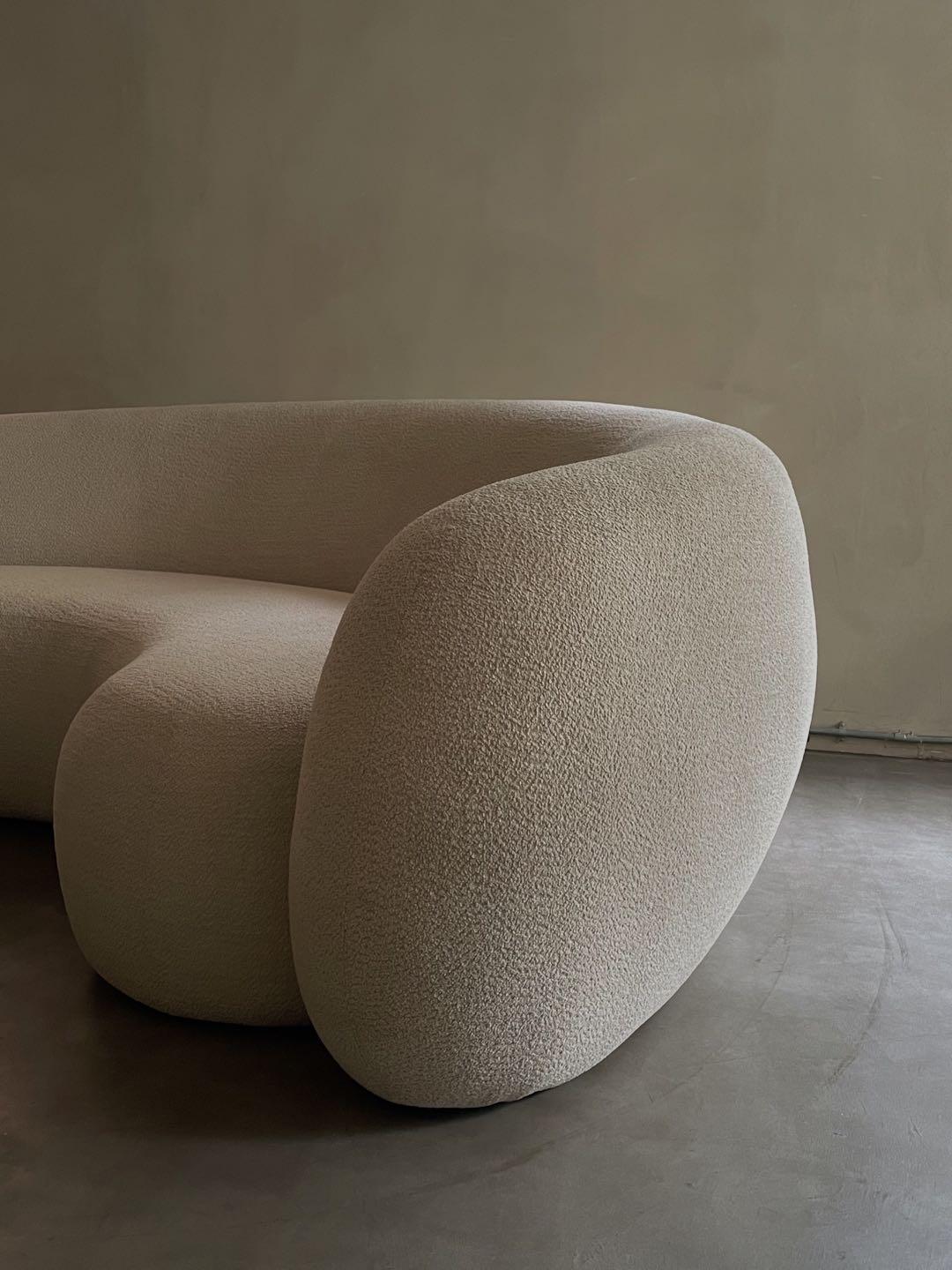 Fabric Circular Sofa by Karstudio