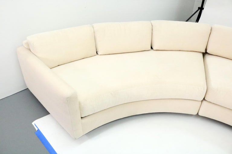 American Circular Sofa by Milo Baughman For Sale