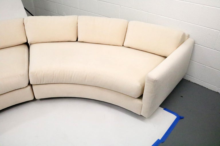 Late 20th Century Circular Sofa by Milo Baughman For Sale