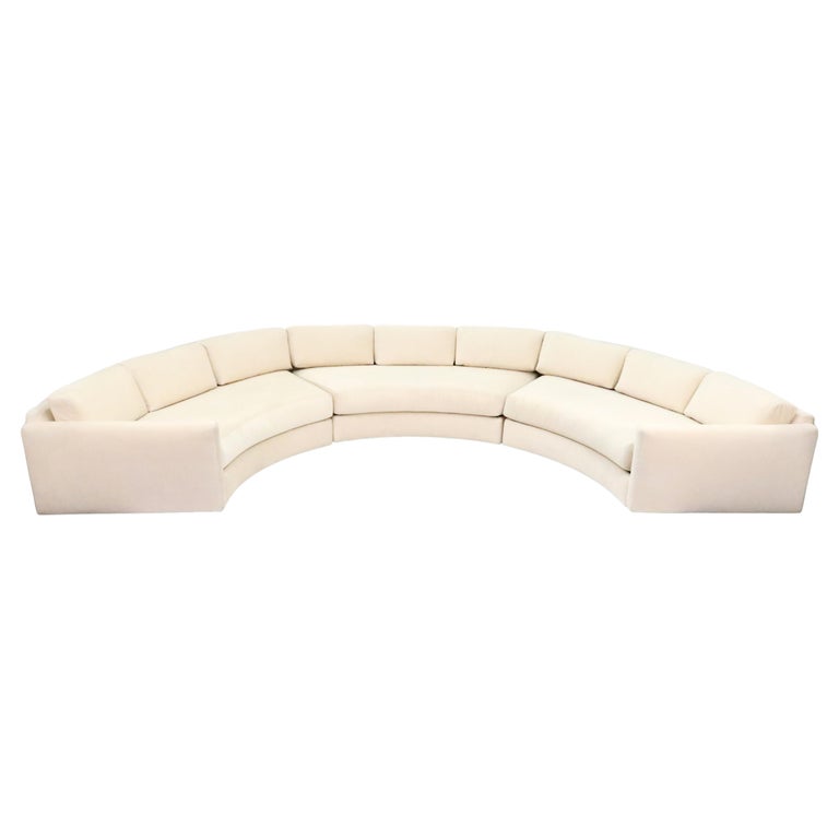 Circular Sofa by Milo Baughman For Sale