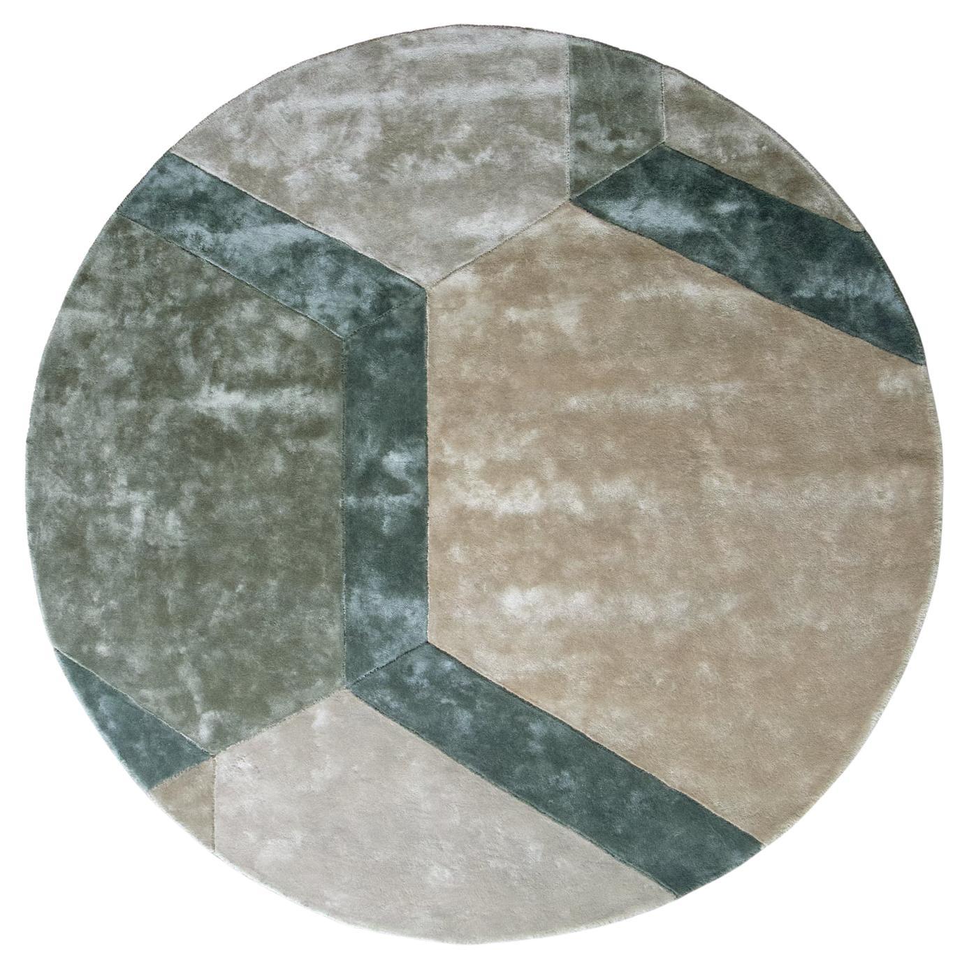 Tapis circulaire souple et éco-compatible aux couleurs pastel de Deanna Comellini ø300 cm