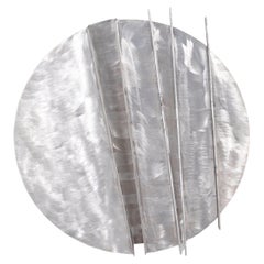 Used Circular Stainless Steel Wall Art