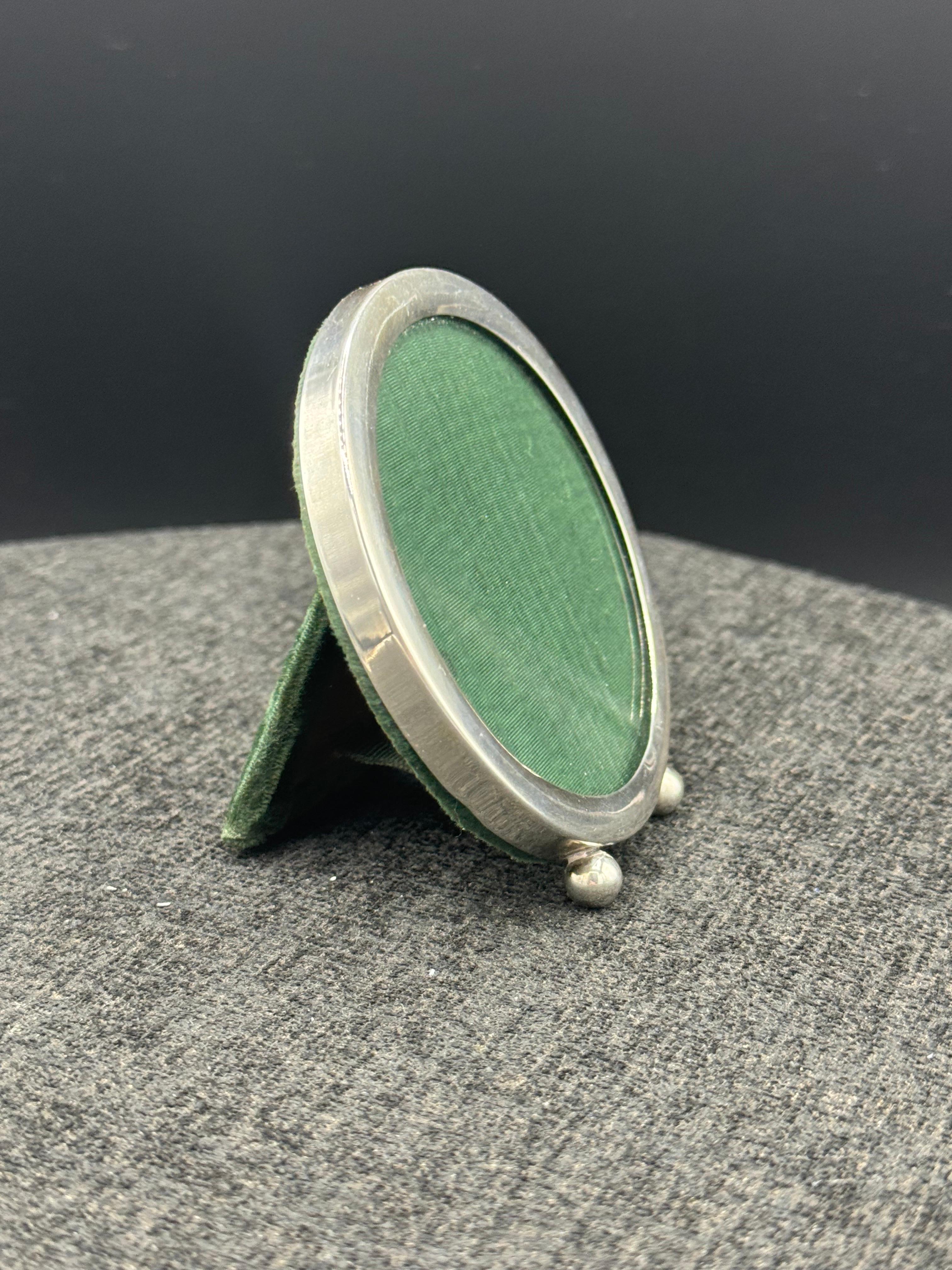 Marco circular de plata de ley Pulido en venta