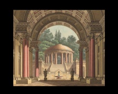 Circular Temple, after Louis XVI Architectural by Josef Platzer