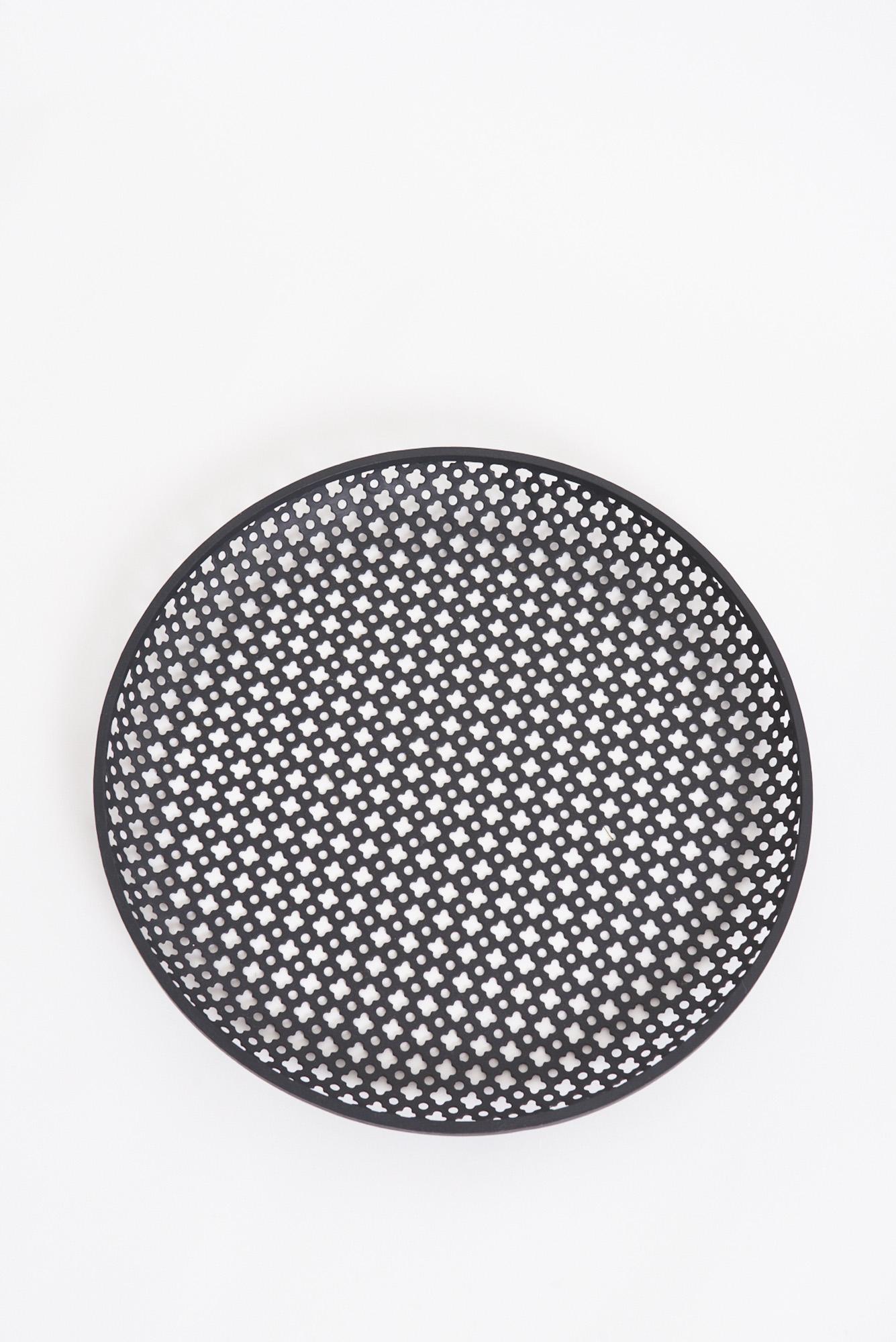 Mid-Century Modern Circular Tray by Mathieu Mategot For Sale