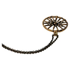 Circular Vintage Bronze Necklace by Christer Tonnby 1980s Sweden