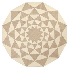 Composizione circolare di kilim vintage