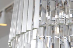 Circular Waterfall Six-Tier Crystal Chandelier