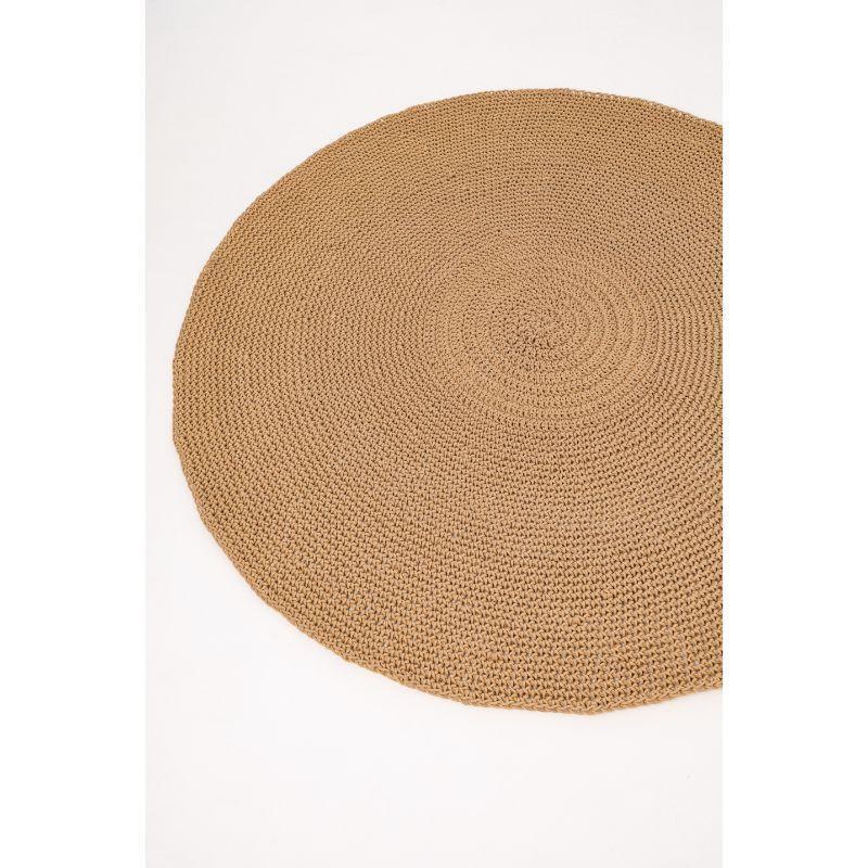 Modern Circular Woven Indoor / Outdoor Rugs by Studio Lloyd For Sale