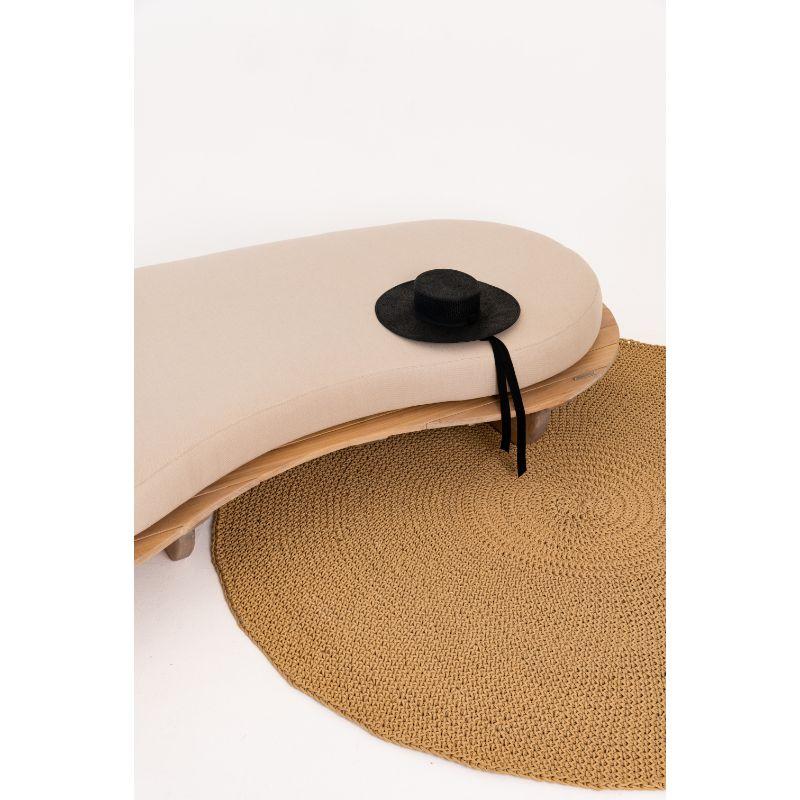 Hand-Woven Circular Woven Indoor / Outdoor Rugs by Studio Lloyd For Sale