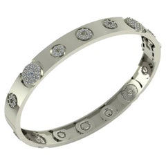 Círculo de Beleza Diamant-Armband, 18k Weißgold 2,16ct