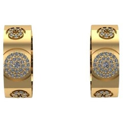 Círculo De Beleza Earrings, 18k Gold 0.75ct