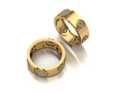 Love Bubble Ring, 18k Gold 0.92ct