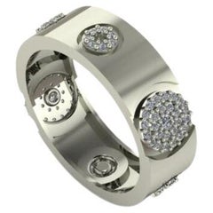 Círculo De Beleza Ring, 18k White Gold 0.92ct