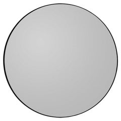 Miroir rond noir rectangulaire, 110 cm
