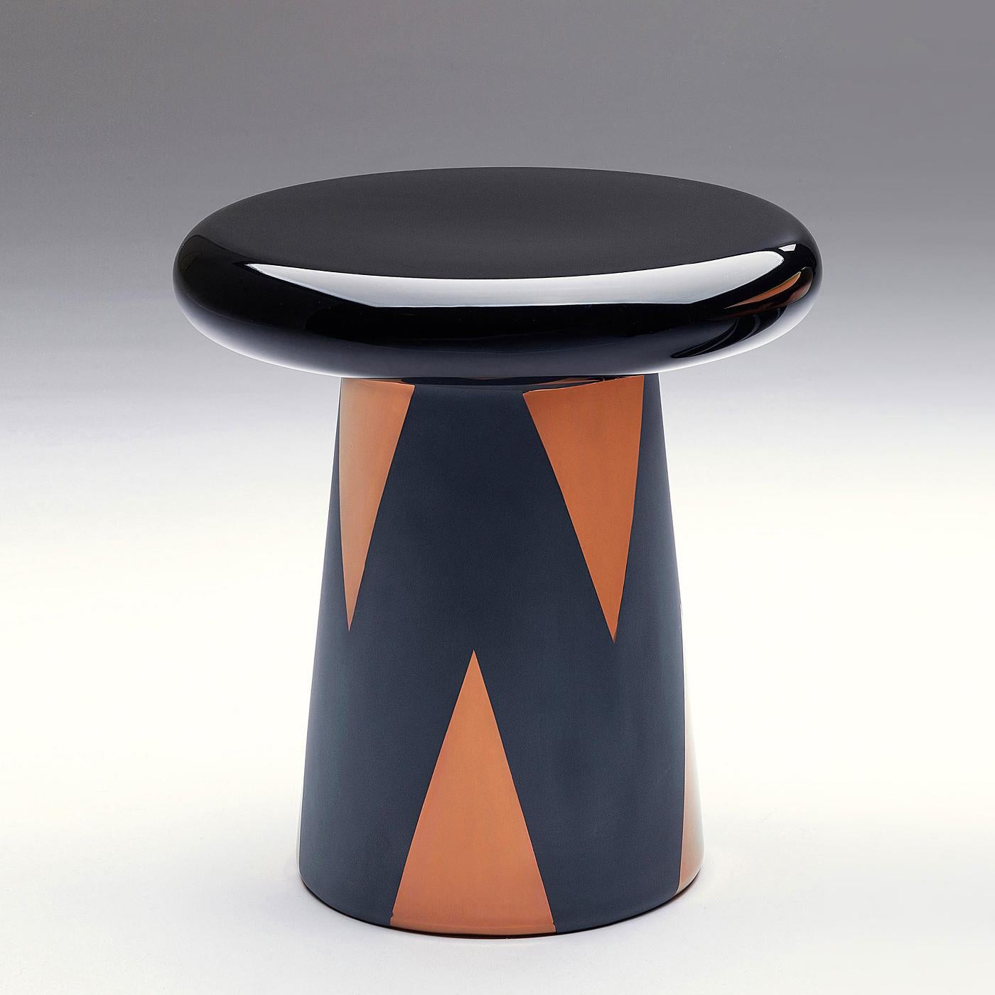 Side Ttble circus Bobo all in hand-crafted 
ceramic in lacquered finish, made in Itlay.