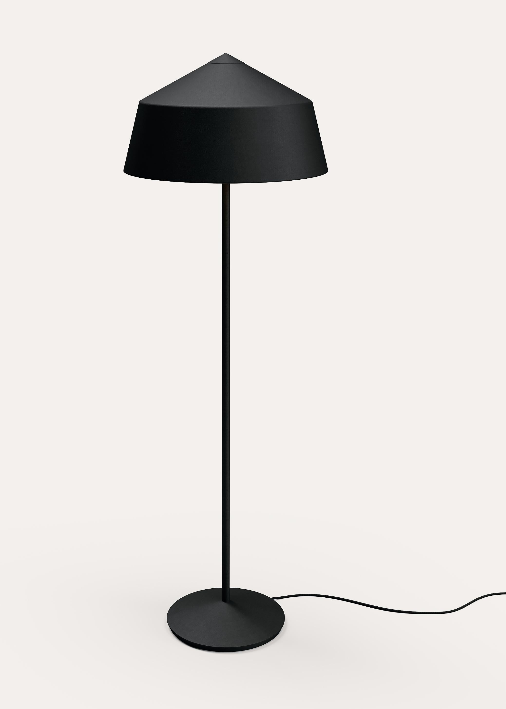 Modern Circus Floor Lamp Designed by Corinna Warm for Warm Black/Bronze For Sale