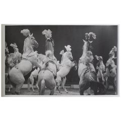 Vintage Circus Gelatin Silver Prints Photography in the Manner of Kurt Hutton circa 1940