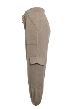 Circus Hotel, gold metallic cargo trousers