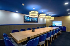 Lampada a sospensione contemporanea di ispirazione Art Deco Circus I, colorata in nero