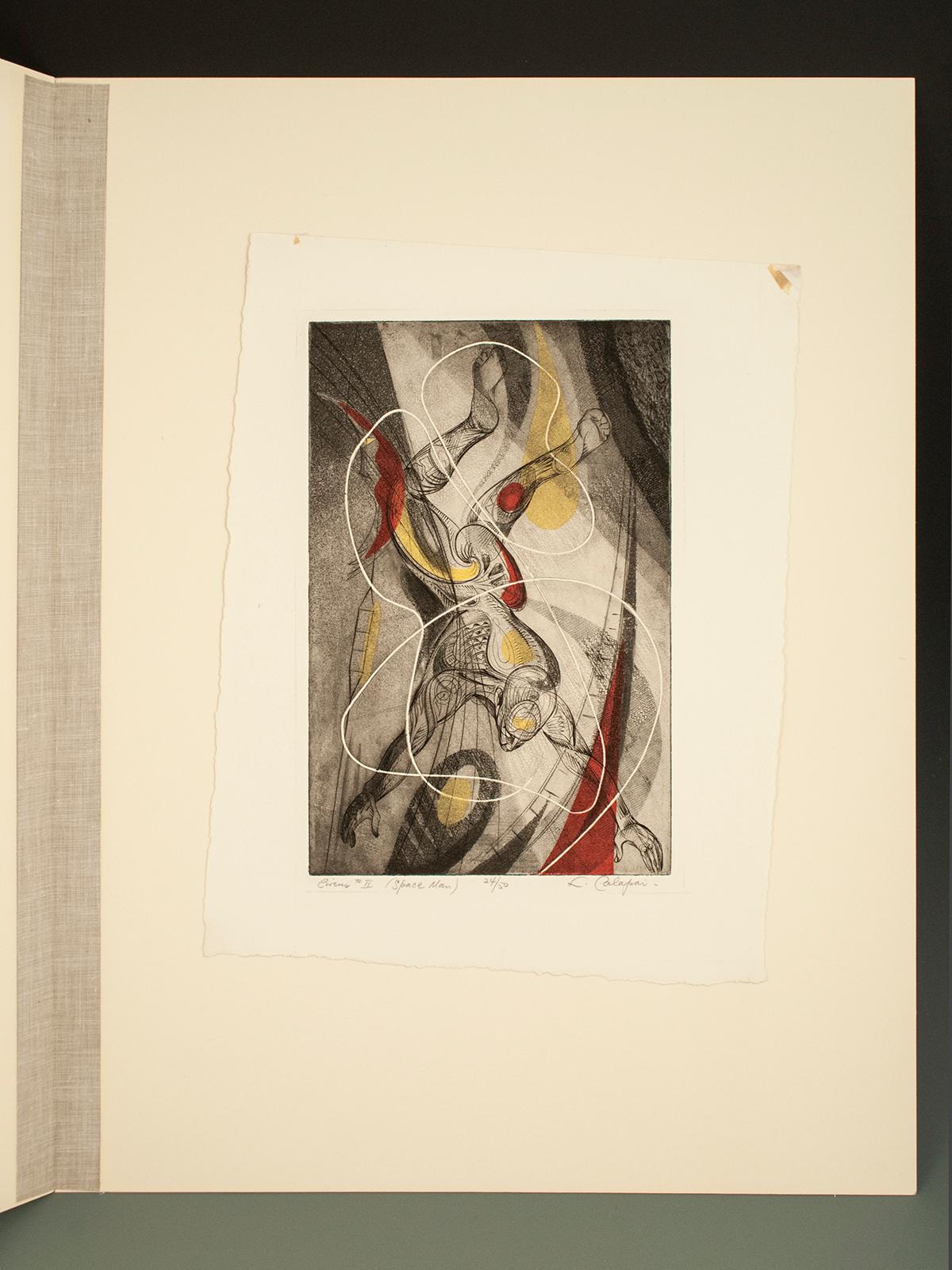 Mid-Century Modern Circus II (Space Man), vers 1950, Letterio Calapai en vente